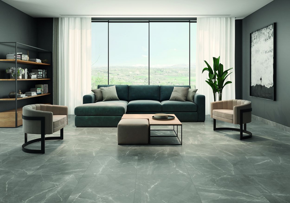 EMOTION RODUM 60X60 GRIS MAT RETT